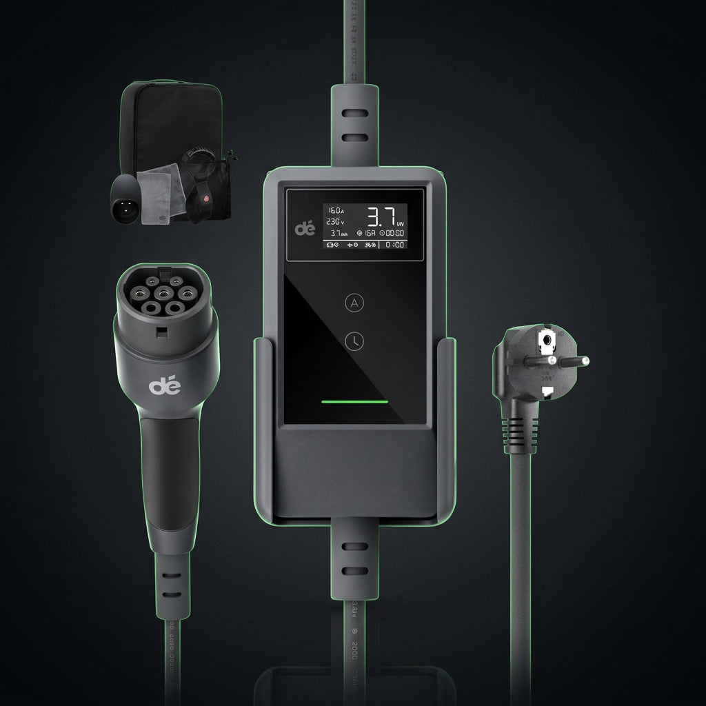 Chargeur portable 3,7 kW App – Type 2 / Schuko