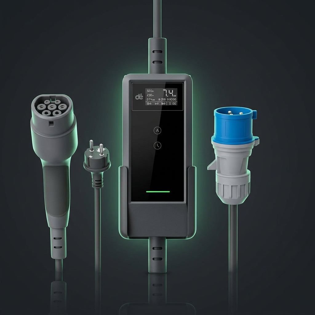 Chargeur portable 7 kW App – Type 2 / CEE P17